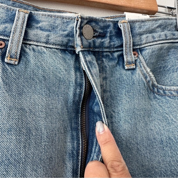 Aritzia Light Blue Denim Maxi Skirt - Picture 7 of 16